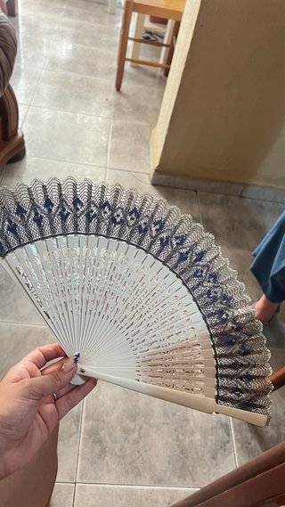 Abanicos de bolillos hechos a mano