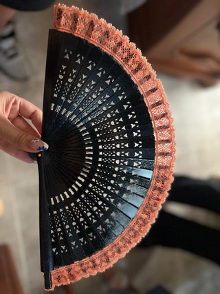 Abanicos de bolillos hechos a mano