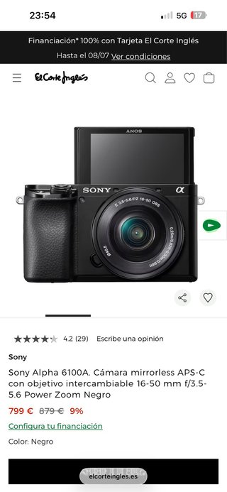 Sony alpha 6100A