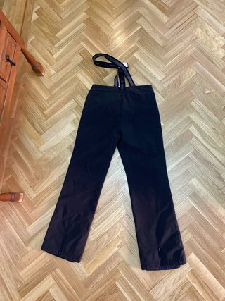 Pantalón de esquí negro con tirantes