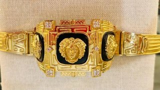 Brazalete Oro 18kl Versace Medusa  SEV-TRA2510