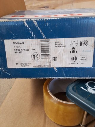 Discos Freno traseros Bosch Audi Porsche Touareg