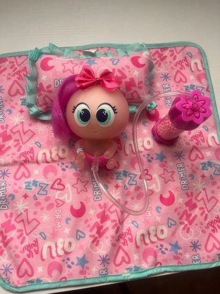 Ksimerito Ilumerito rosa con colcha