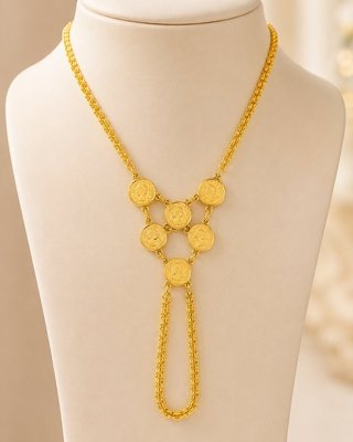 Pulsera monedas Oro 18kl  SEV-TRA2395