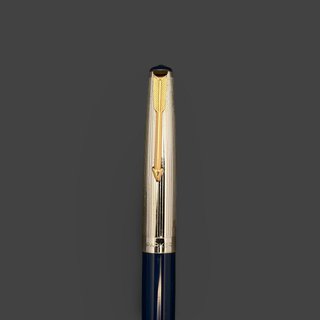 Penne stilografiche vintage Parker 17 blu e oro