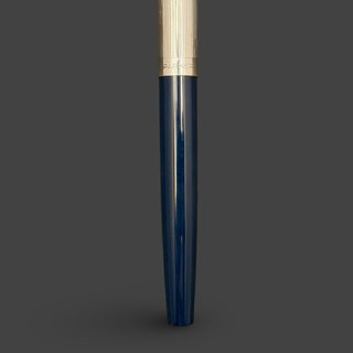 Penne stilografiche vintage Parker 17 blu e oro