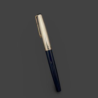 Penne stilografiche vintage Parker 17 blu e oro