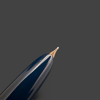 Penne stilografiche vintage Parker 17 blu e oro