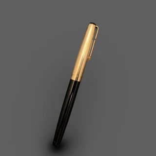 Penne stilografiche vintage Parker 17 blu e oro