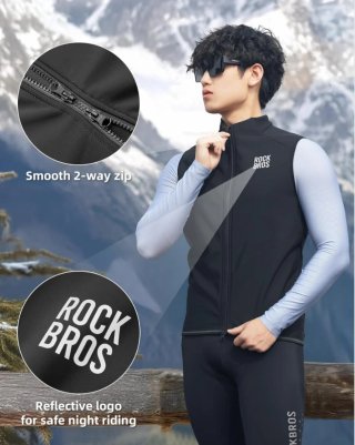 Chaleco Rock Bros Térmico Ligero talla XL nuevo