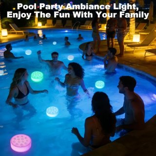 Luces LED Piscina RGB Control Remoto