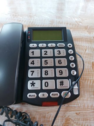 Telefono Fisso Saiet Maxi Nero