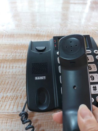 Telefono Fisso Saiet Maxi Nero