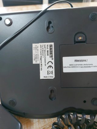 Telefono Fisso Saiet Maxi Nero