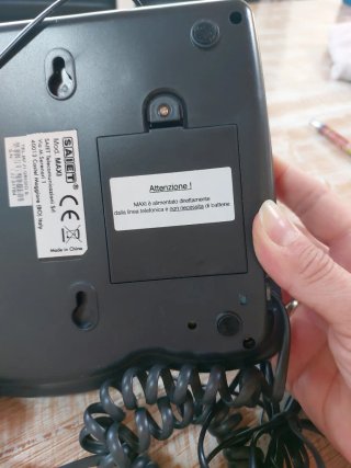 Telefono Fisso Saiet Maxi Nero