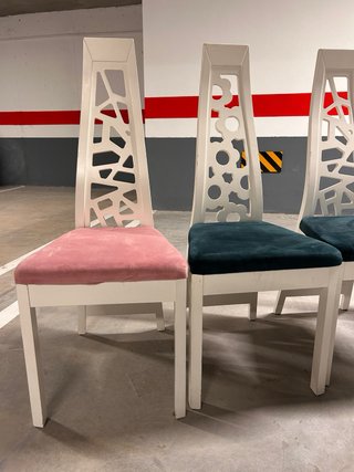 URGE VENTA 4 Sillas Diseño Moderno Terciopelo