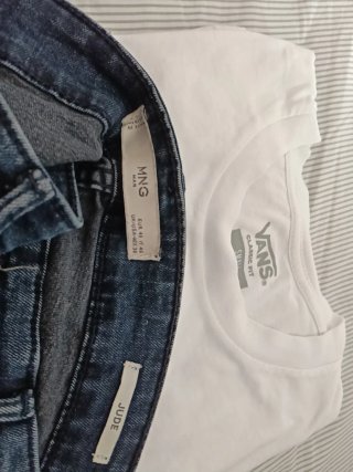 Pack 2 Camisetas Vans y 2 Pantalones Mango