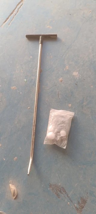 Varilla con puntas intercambiables