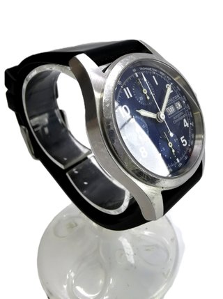Reloj Hamilton Khaki Chrono Automático Azul
