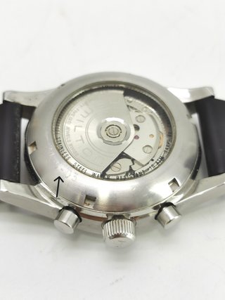 Reloj Hamilton Khaki Chrono Automático Azul
