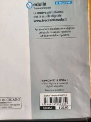 Ti racconto la storia vol. 1 ISBN 9788809959330
