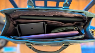 Borsa donna verde floreale