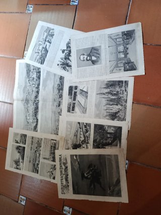 Lote 7 Grabados La Ilustración Española y America