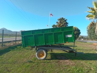 Remolque agrícola verde ocasión