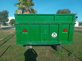 Remolque agrícola verde ocasión