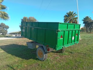 Remolque agrícola verde ocasión