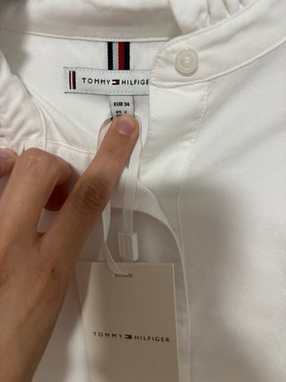 Camisa Tommy Hilfiger Blanca Mujer