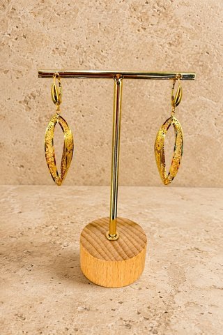 Pendientes Oro 18kl Labrados SEV-TRA2362