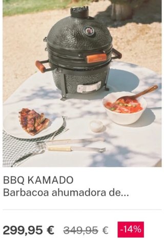 Barbacoa Kamado Create 16" Cerámica