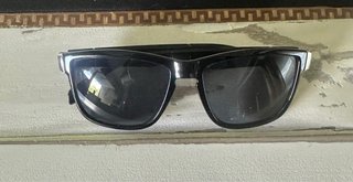Gafas de sol negras.