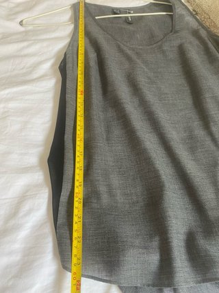 Blusa Mango Gris Talla M
