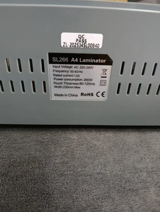 Plastificadora Buyounger SL266 Negra