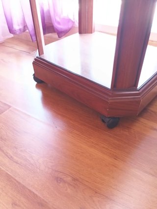 Mesita auxiliar con cajón ideal entrada o  t.v.