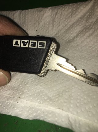 Llave antigua SEAT