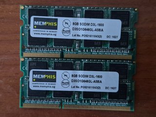 16GB-DDR3L / 1600 MHz {2 x 8 GB}
