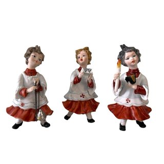 Monaguillos de porcelana Italiana Capodimonte