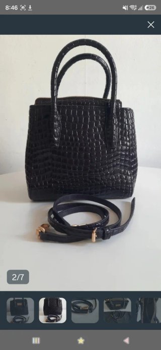 Bolso BIMBA Y LOLA Piel Cocodrilo