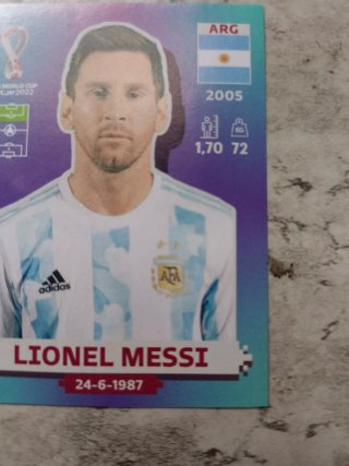 Cromos Messi Qatar 2022