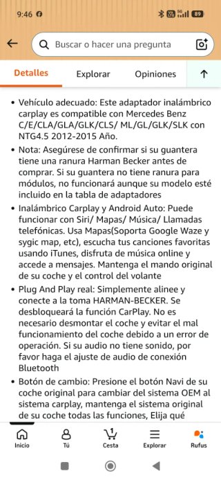 Módulo CarPlay Mercedes ZW-BC-T113-BOX