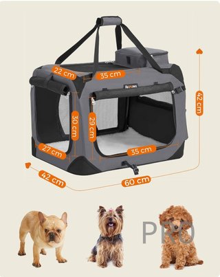 Transportín para gatos y perros - Feandrea
