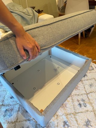 Reposapiés Ikea KIVIK gris