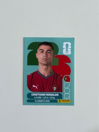 Cromo Cristiano Ronaldo Panini Mundial 2026