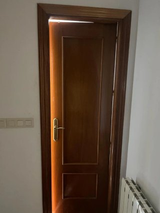 Puertas de madera maciza sapelli