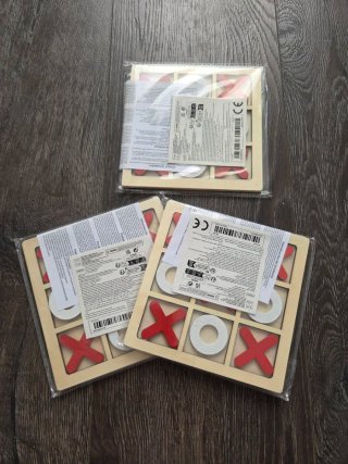 Juego de mesa Tres en Raya de madera