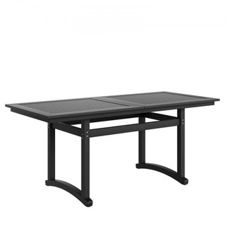 Conjunto de Comedor de Patio de 7 Piezas, Conjunto de Mesa y Sillas de Muebles Rectangulares para Exterior, Conjuntos de Muebles de Jardín para Todo Clima, Conjunto de Conversación de Patio HIPS, ...