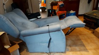 Poltrona relax con telecomando